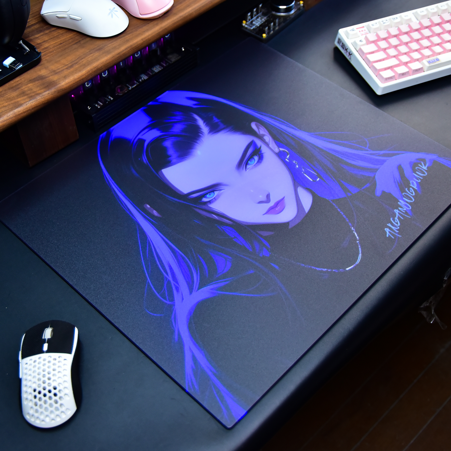 AXgamingpunk Glass Mousepad pattern customization