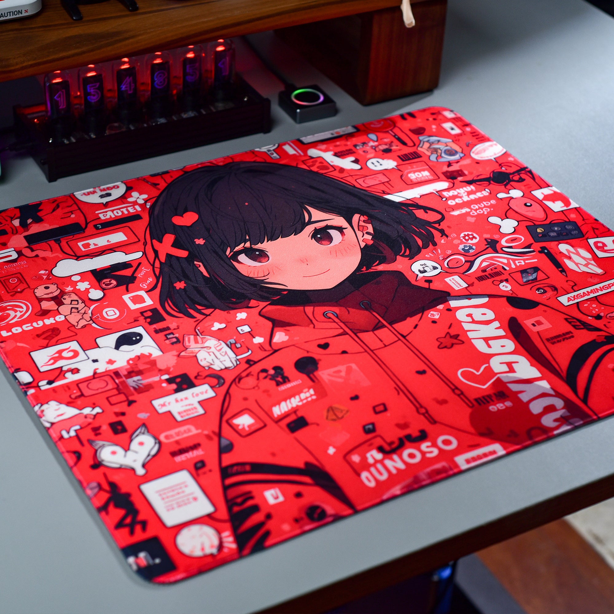 AXgamingpunk Drizzle Hand-painted Gaming Mousepad