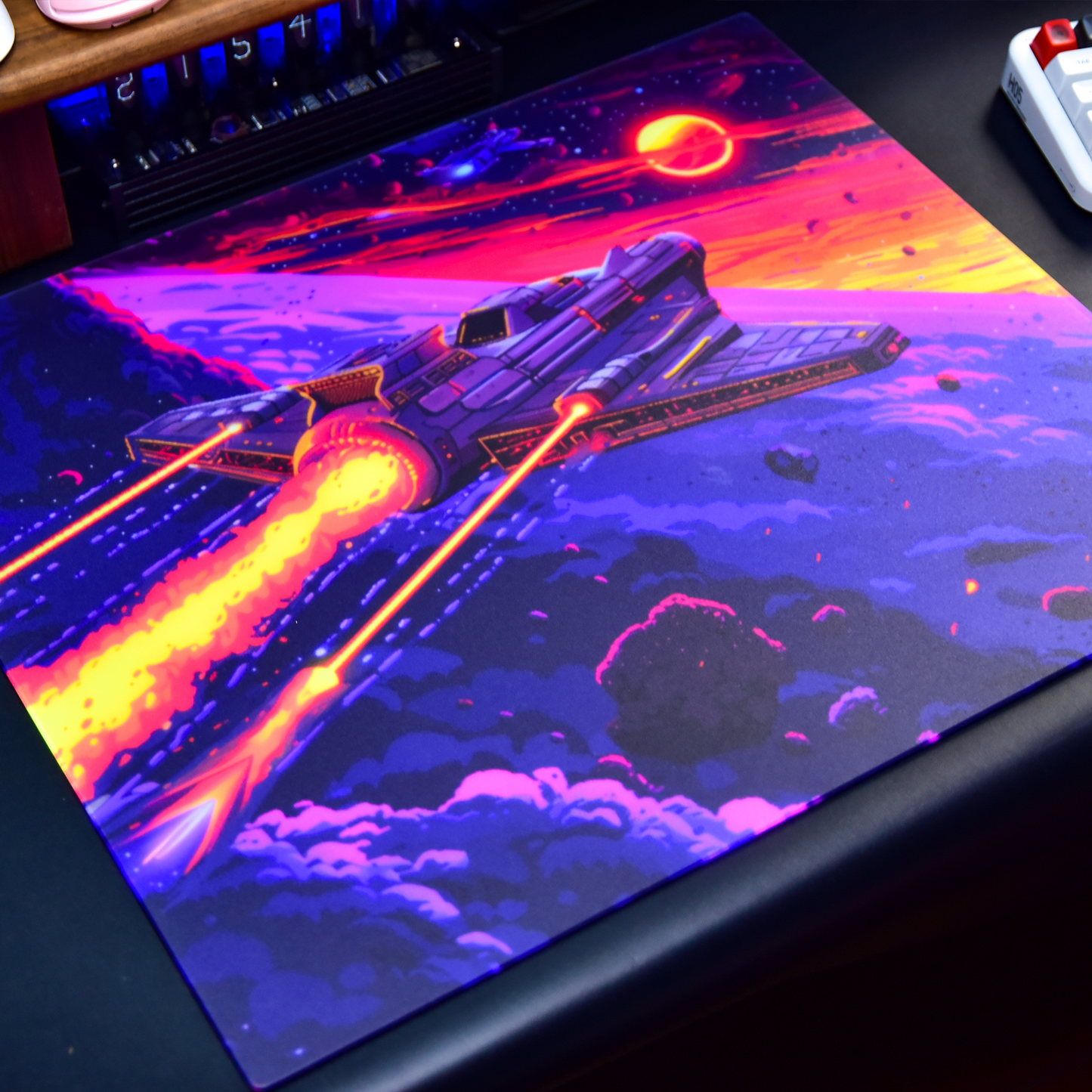 AXgamingpunk  Glass Mousepad pattern customization