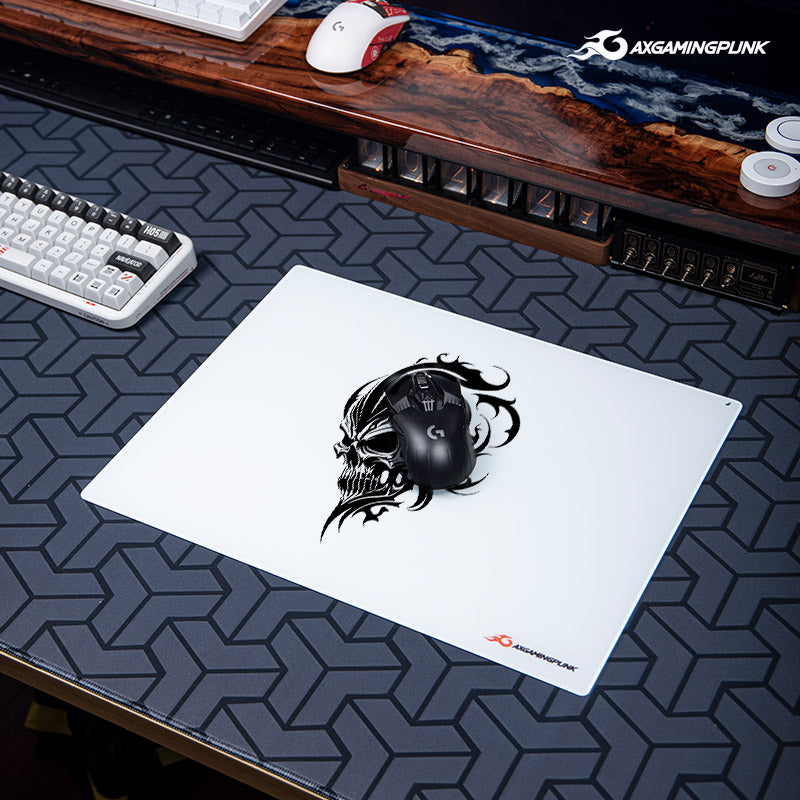 AXgamingpunk Taiji Glass Mousepad