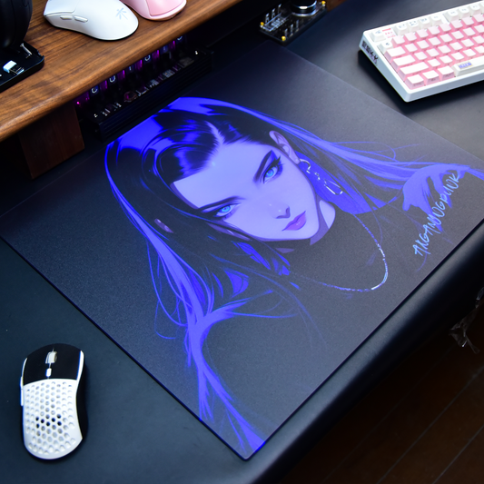 AXgamingpunk  Glass Mousepad pattern customization