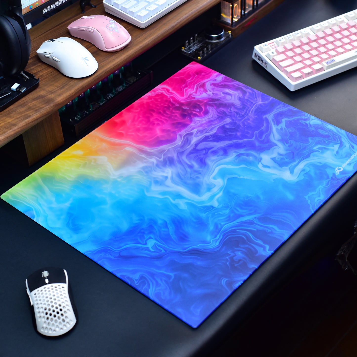 AXgamingpunk Taiji V2 Glass Mousepad