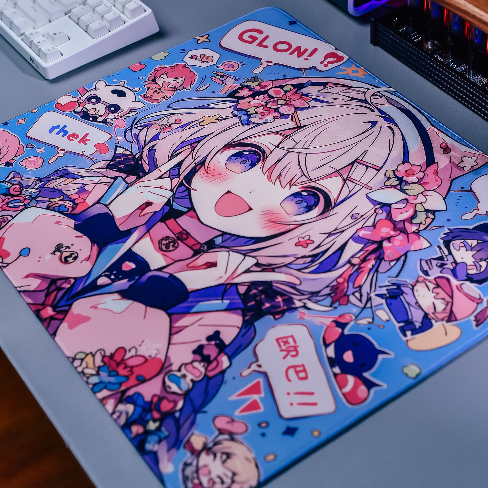 AXgamingpunk Drizzle Hand-painted Gaming Mousepad